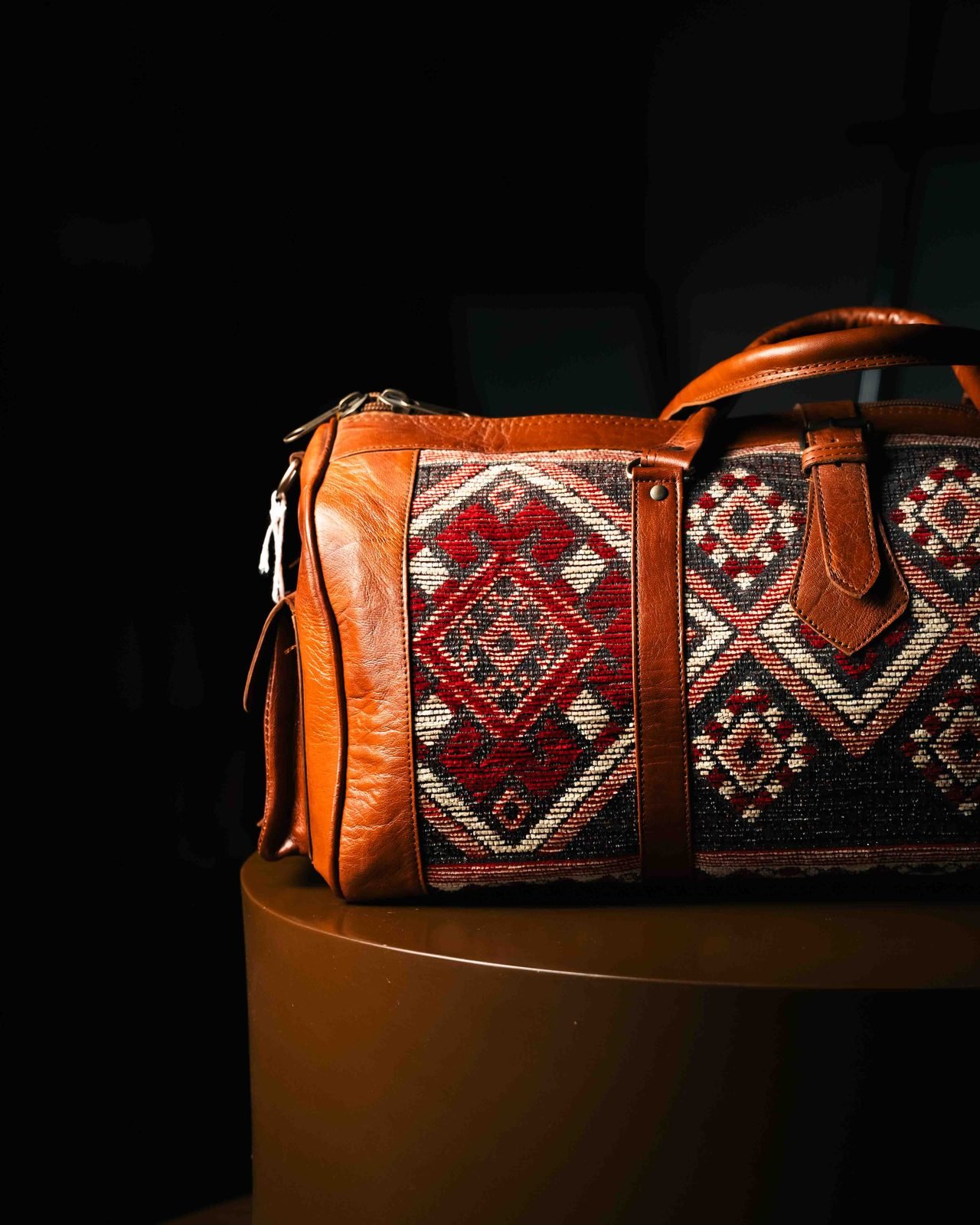 Sac de voyage en cuir marocain